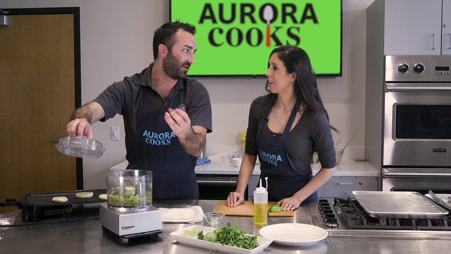 Aurora Cooks with Christina: Arepas & Tomatillo Salsa